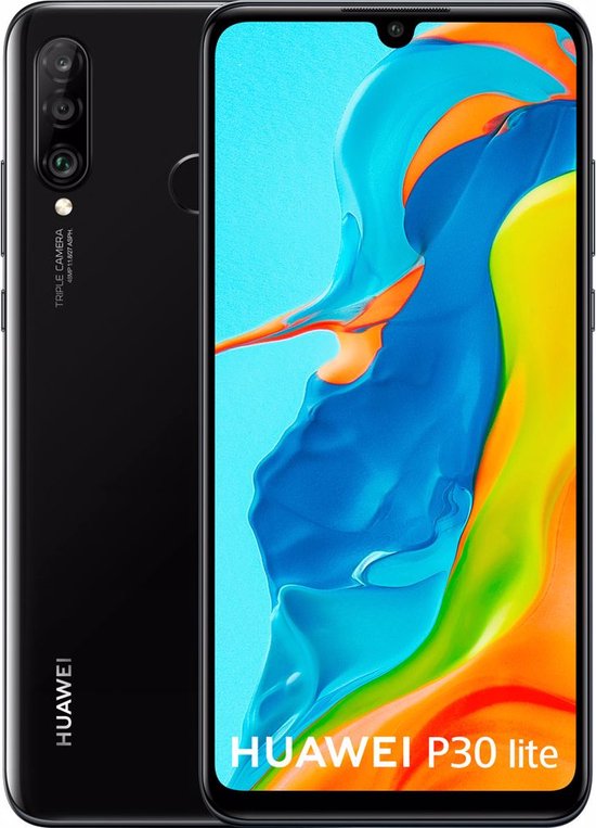 Huawei P30 Lite - 128GB - Midnight Zwart