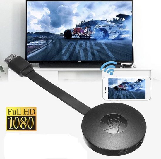 Wifi HDMI Dongle - Surround sound support - HD video streaming - Mediaplayer - 1080P - Tv stick
